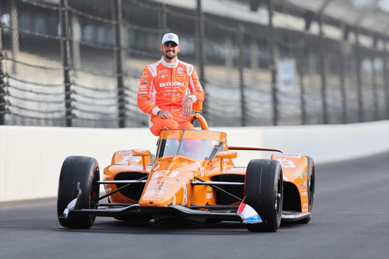 Rinus VeeKay - Indianapolis 500 Front Row - By: Chris Owens -- Photo by: Chris Owens